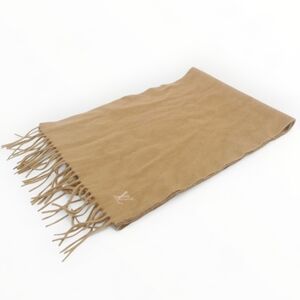 Louis Vuitton Cashmere Scarf Tan Brown